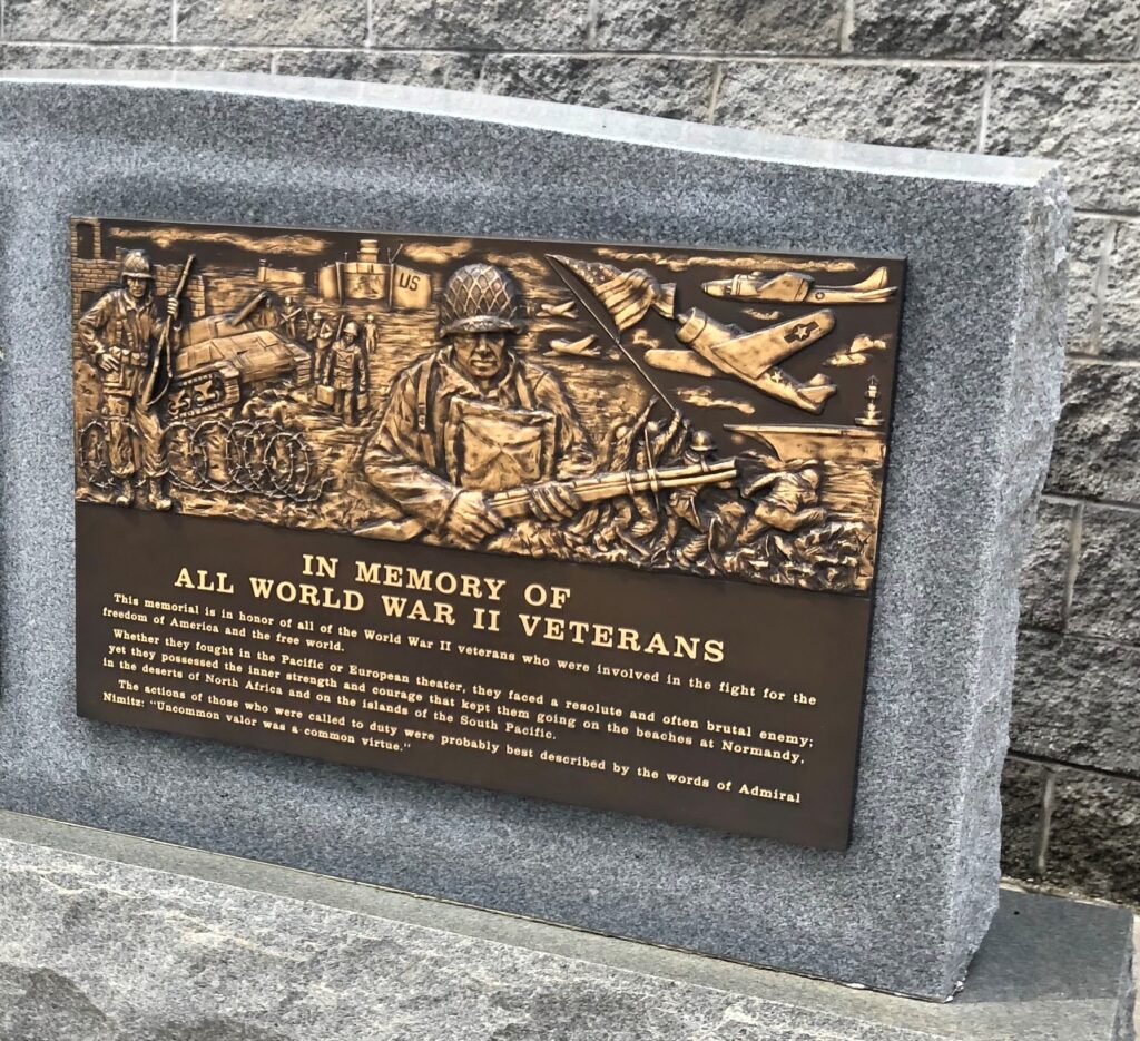 PARSONS ALL WORLD WAR II VETERANS MEMORIAL