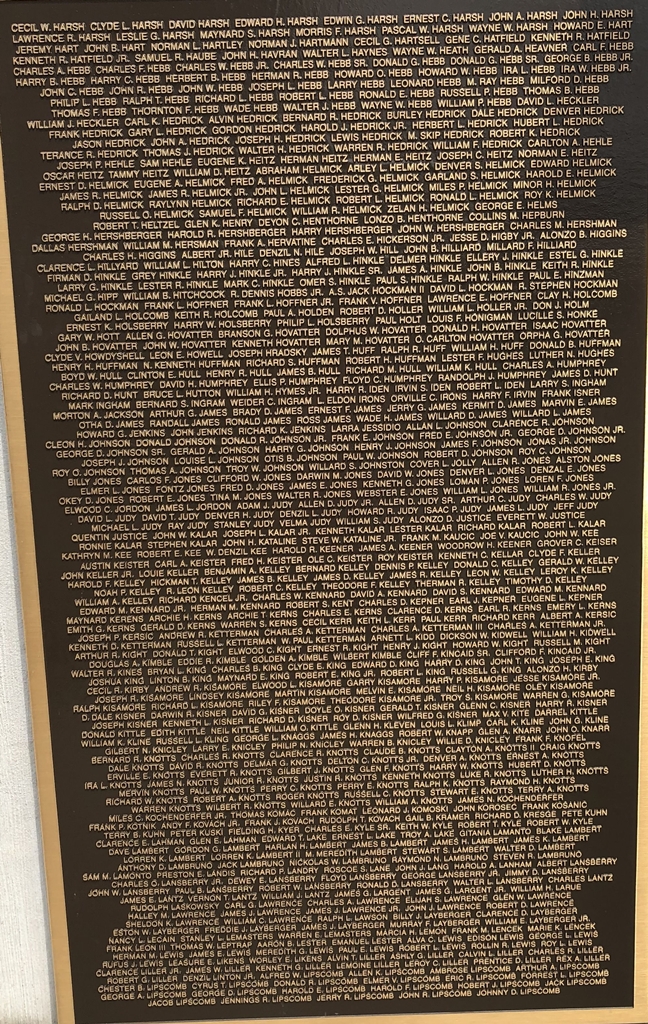 PARSONS ALL GAVE SOME, SOME GAVE ALL MEMORIAL PLAQUE C