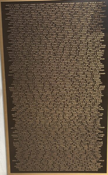 PARSONS ALL GAVE SOME, SOME GAVE ALL MEMORIAL PLAQUE A