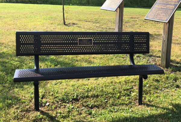 MAJOR TIMOTHY P. AUVIL WAR MEMORILA BENCH
