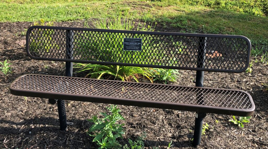 WWII ARMY AIR FORCE SARGEANT EVERETT WAYNE “BUD” SELL MEMORIAL BENCH