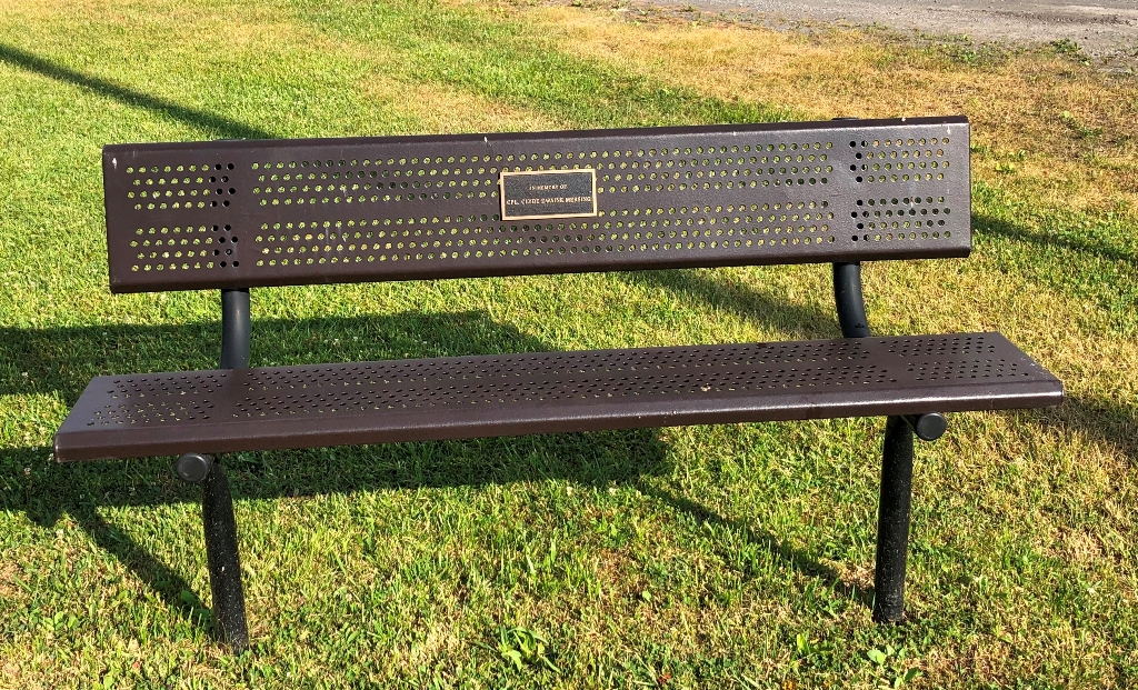CPL. CLYDE DWAINE MERSING MEMORIAL BENCH