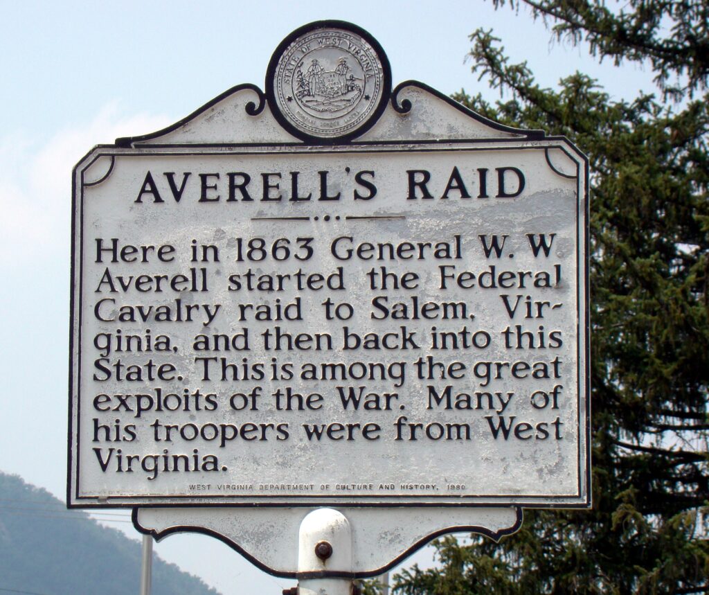 AVERELL’S RAID WAR MEMORIAL MARKER