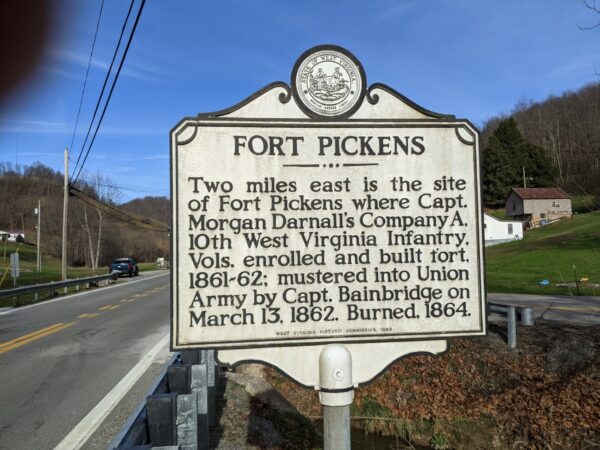 FORT PICKENS WAR MEMORIAL MARKER