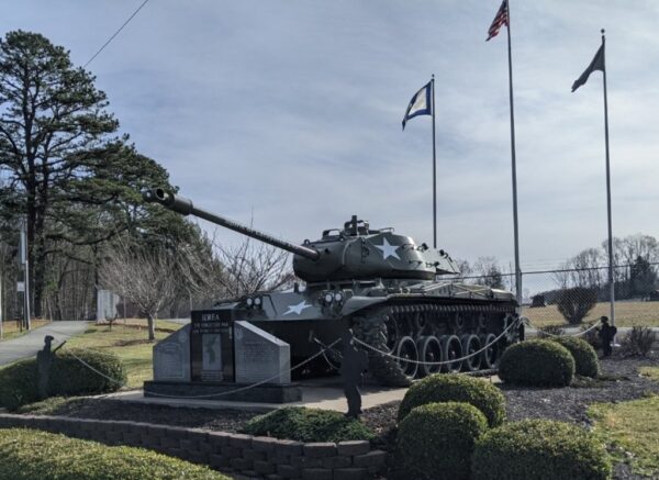 FAYETTEVILLE KOREAN WAR MEMORIAL TANK