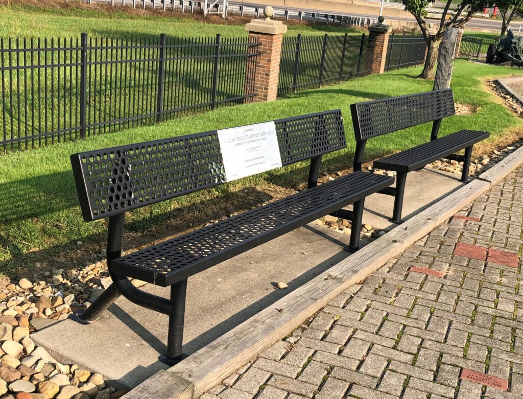 WILLIAM “BILL” COURTNEY PATRIOT MEMORIAL BENCH