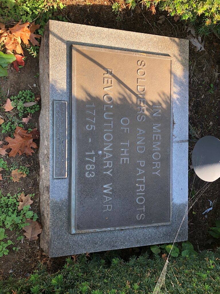 FRONT ROYAL CHAPTER REVOLUTIONARY WAR MEMORIAL