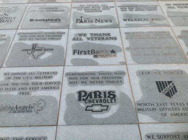 RED RIVER VALLEY VETERANS MEMORIAL CORPORATE PAVERS