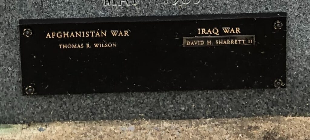 WOODSTOCK LEST WE FORGET WAR MEMORIAL PLAQUE C