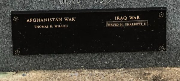 WOODSTOCK LEST WE FORGET WAR MEMORIAL PLAQUE C