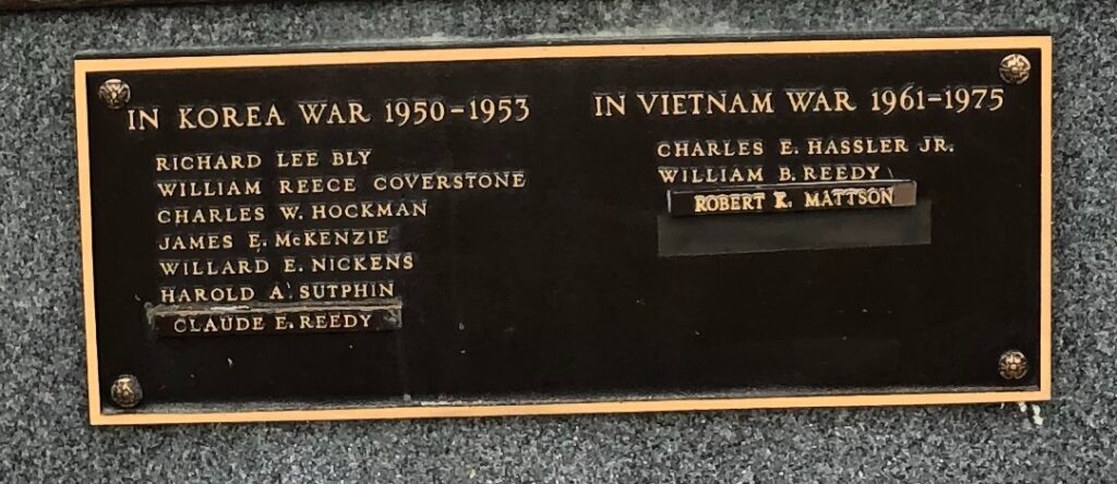 WOODSTOCK LEST WE FORGET WAR MEMORIAL PLAQUE B