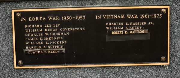 WOODSTOCK LEST WE FORGET WAR MEMORIAL PLAQUE B