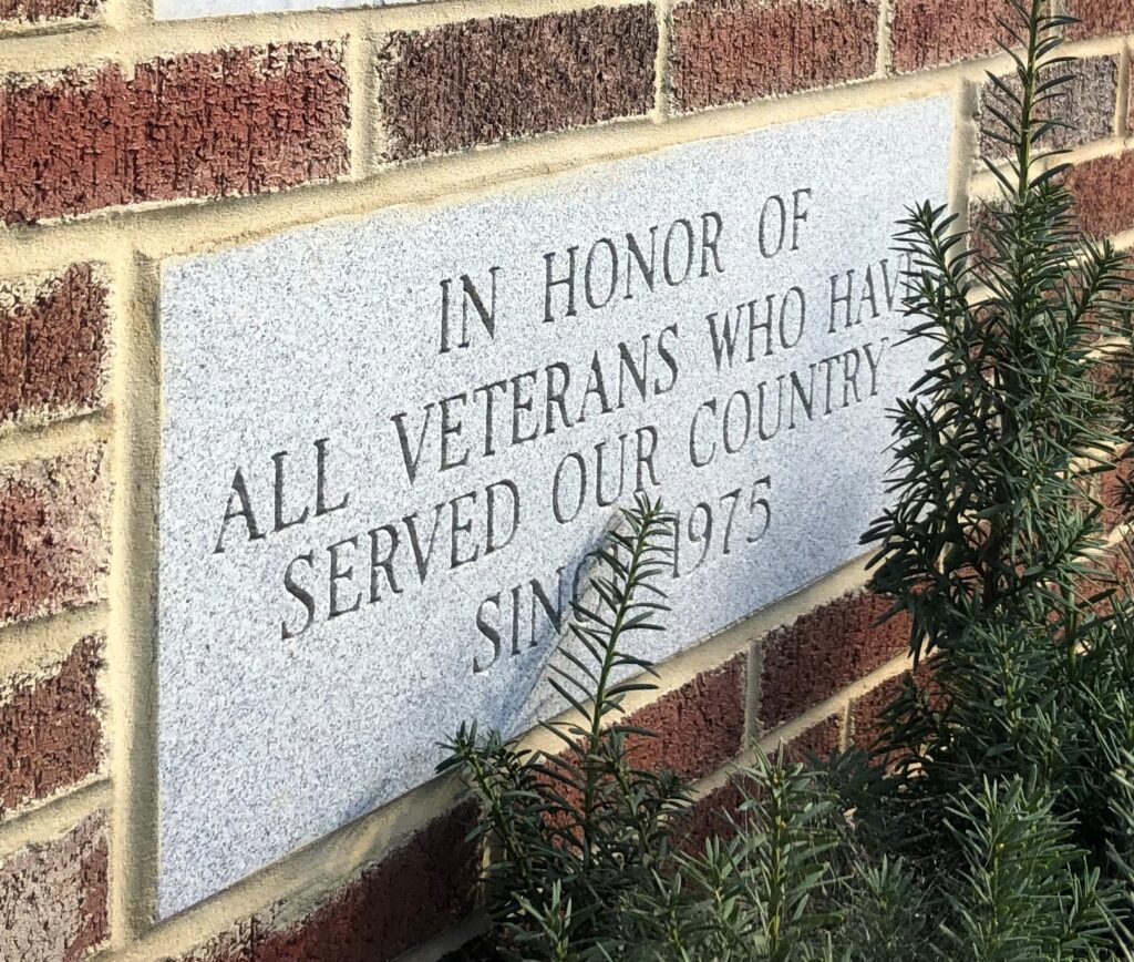 AMERICAN LEGION POST 77 ALL VETERANS SINCE 1975 MEMORIAL