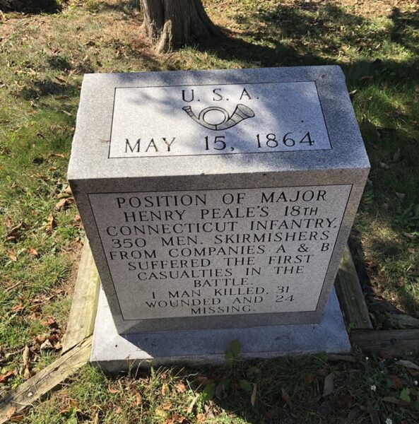MAY 15, 1864 MAJOR HENRY PEALE’S POSITION WAR MEMORIAL