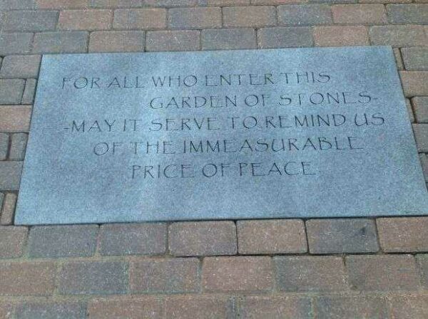 RED RIVER VALLEY VETERANS MEMORIAL ENTRANCE STONE
