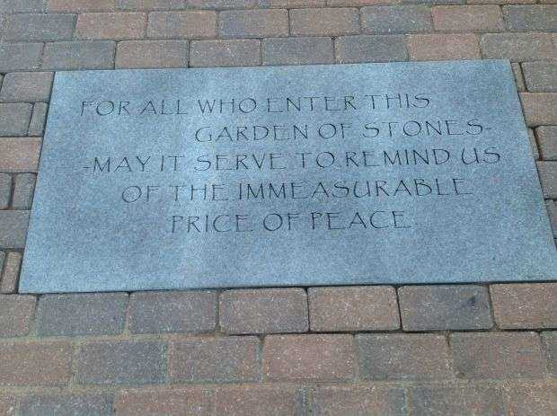 RED RIVER VALLEY VETERANS MEMORIAL ENTRANCE STONE