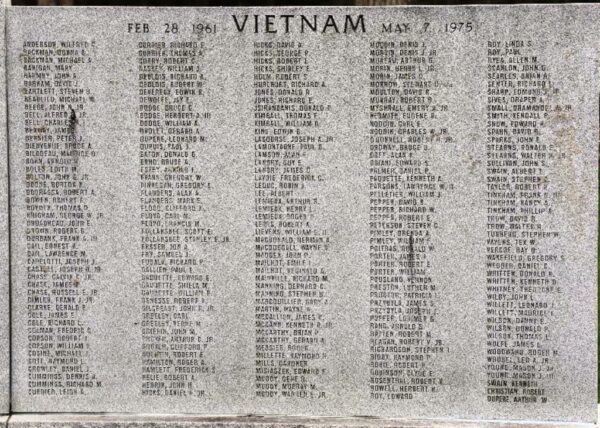 LONDONDERRY WAR VETERANS MEMORIAL RIGHT STONE