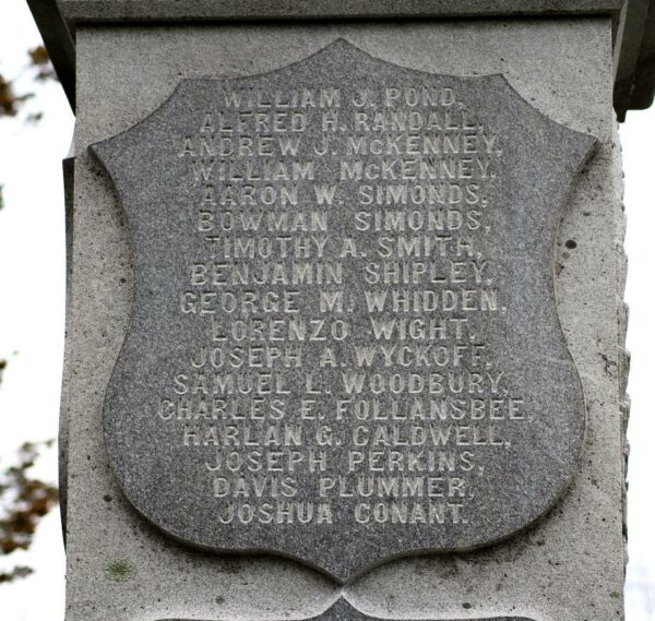LONDONDERRY CIVIL WAR MEMORIAL STONE O