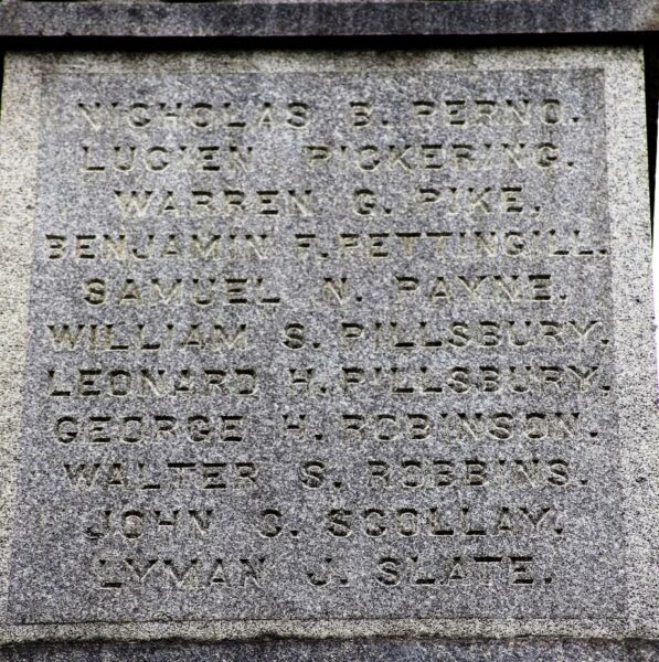 LONDONDERRY CIVIL WAR MEMORIAL STONE M