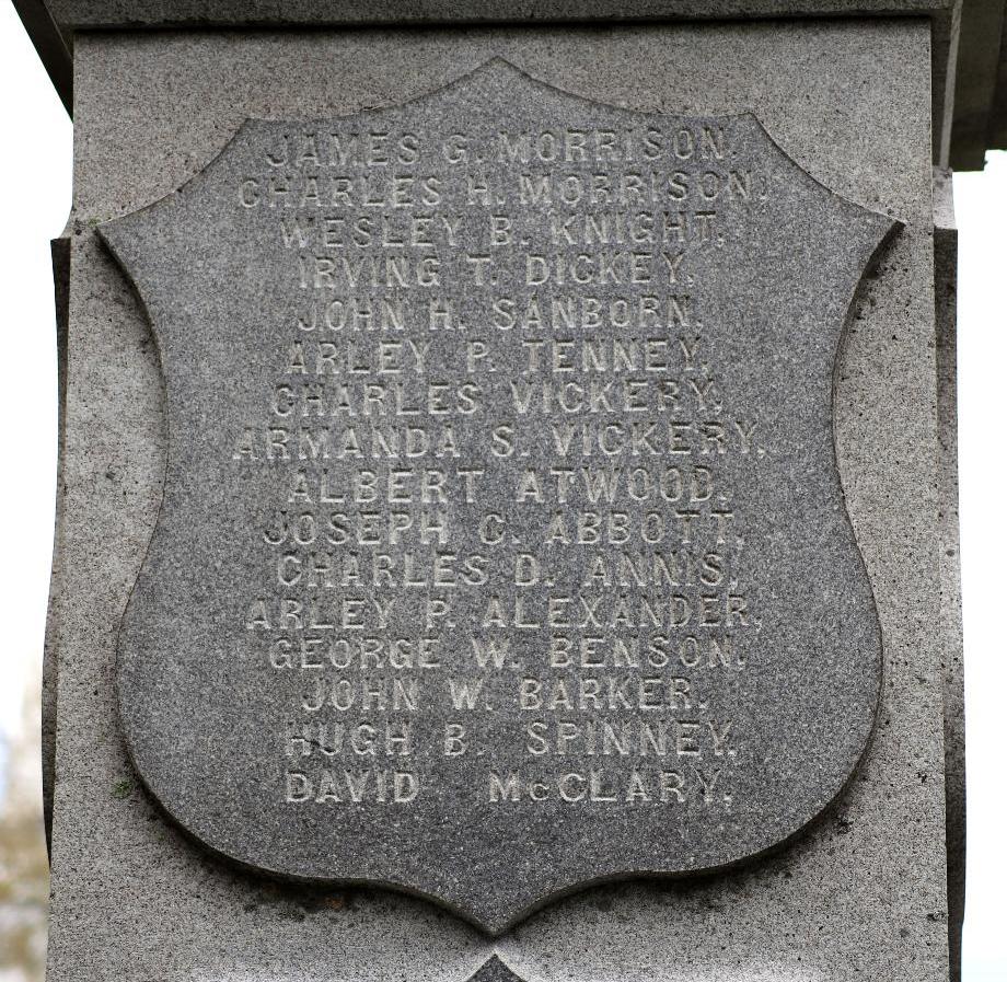 LONDONDERRY CIVIL WAR MEMORIAL STONE K