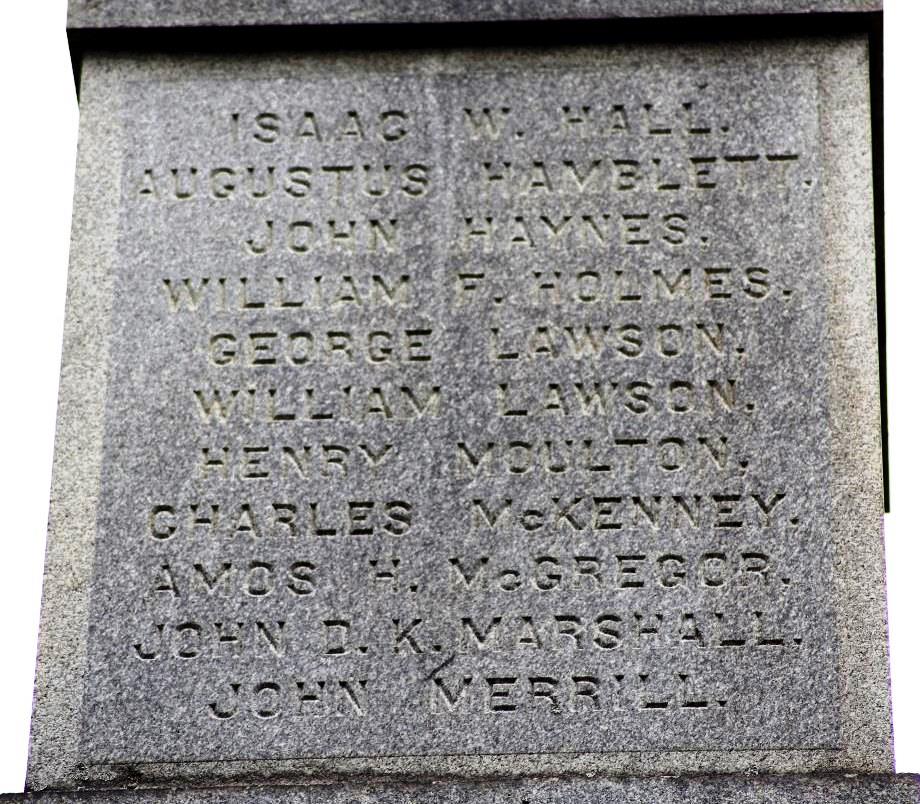 LONDONDERRY CIVIL WAR MEMORIAL STONE I