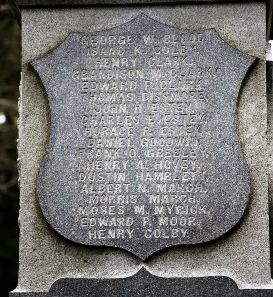 LONDONDERRY CIVIL WAR MEMORIAL STONE H