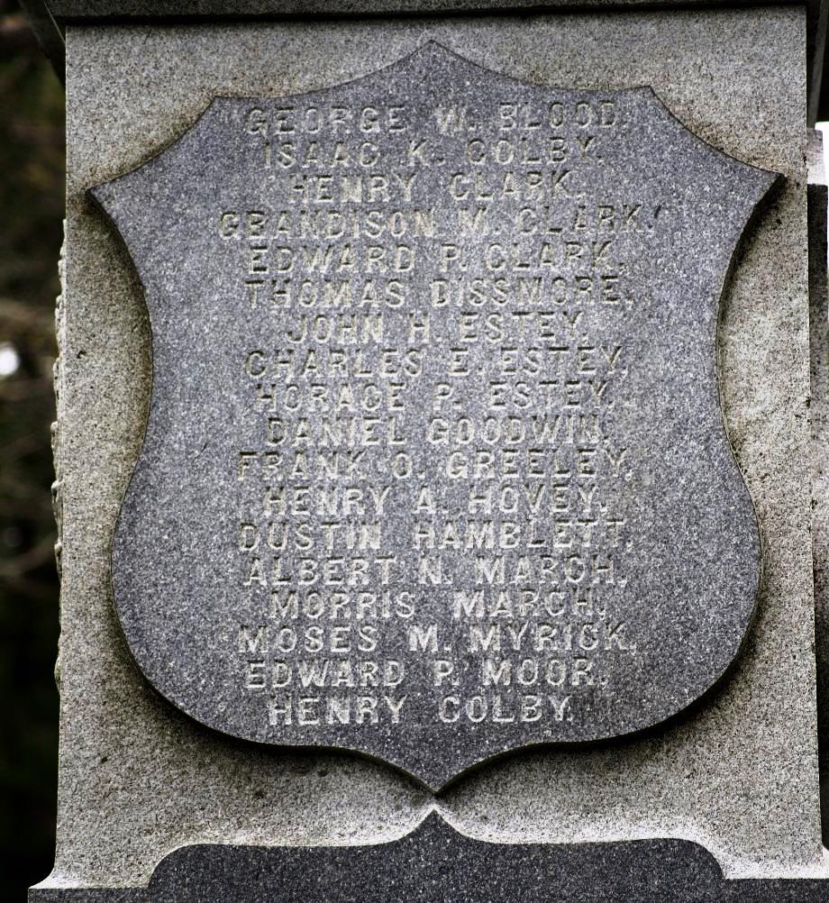 LONDONDERRY CIVIL WAR MEMORIAL STONE H