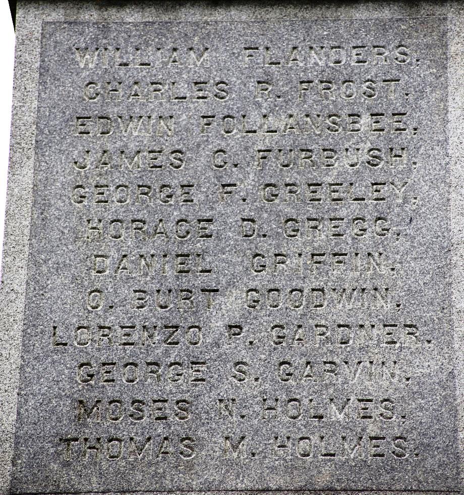 LONDONDERRY CIVIL WAR MEMORIAL STONE G