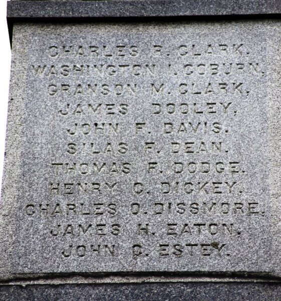 LONDONDERRY CIVIL WAR MEMORIAL STONE F