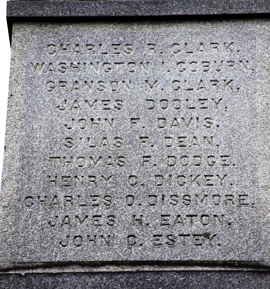LONDONDERRY CIVIL WAR MEMORIAL STONE F