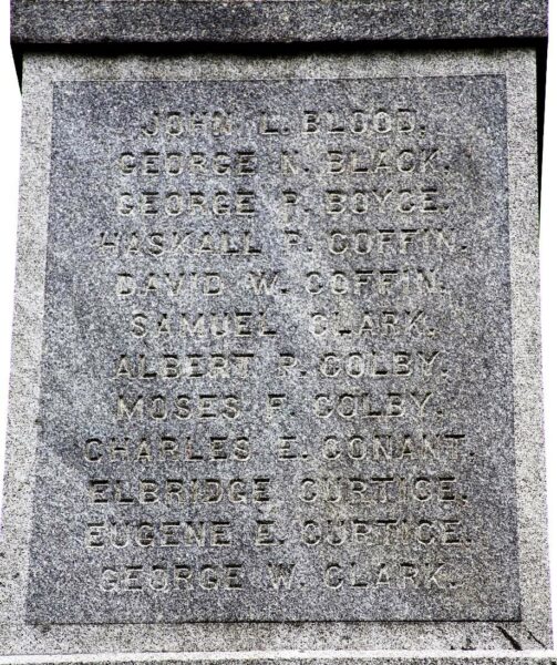 LONDONDERRY CIVIL WAR MEMORIAL STONE D