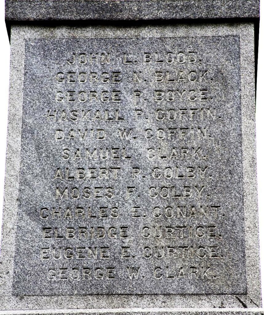 LONDONDERRY CIVIL WAR MEMORIAL STONE D