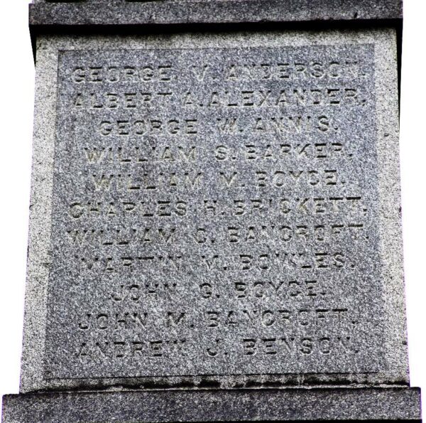LONDONDERRY CIVIL WAR MEMORIAL STONE C