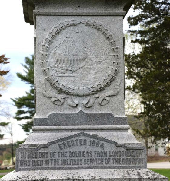 LONDONDERRY CIVIL WAR MEMORIAL STONE A