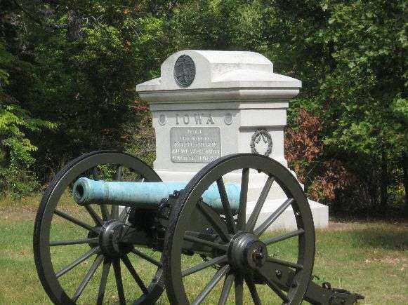 14TH IOWA INFANTRY REGIMENT AT SHILOH MEMORIAL