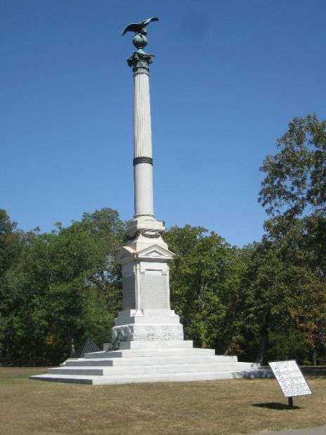 IOWA MONUMENT AT SHILOH