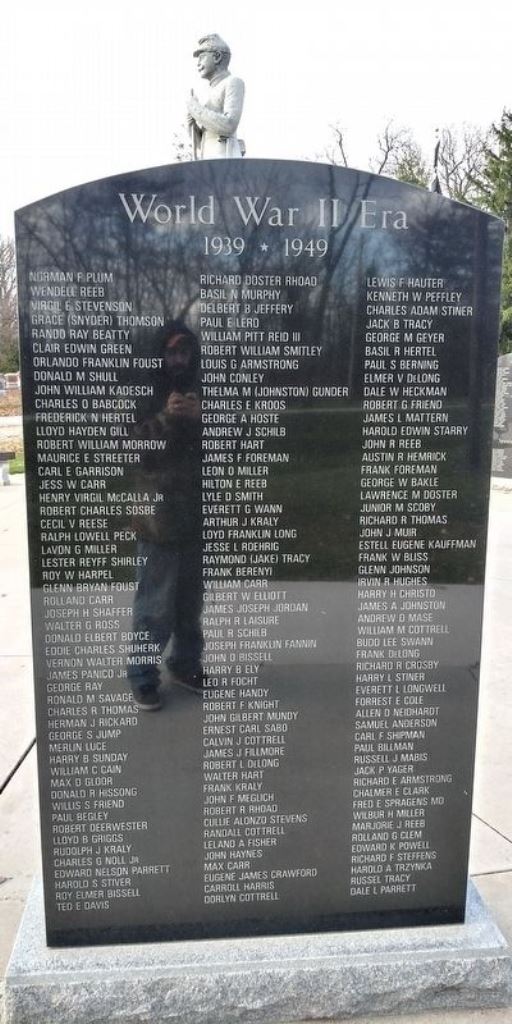 ANTWERP ALL VETERANS MEMORIAL STONE L