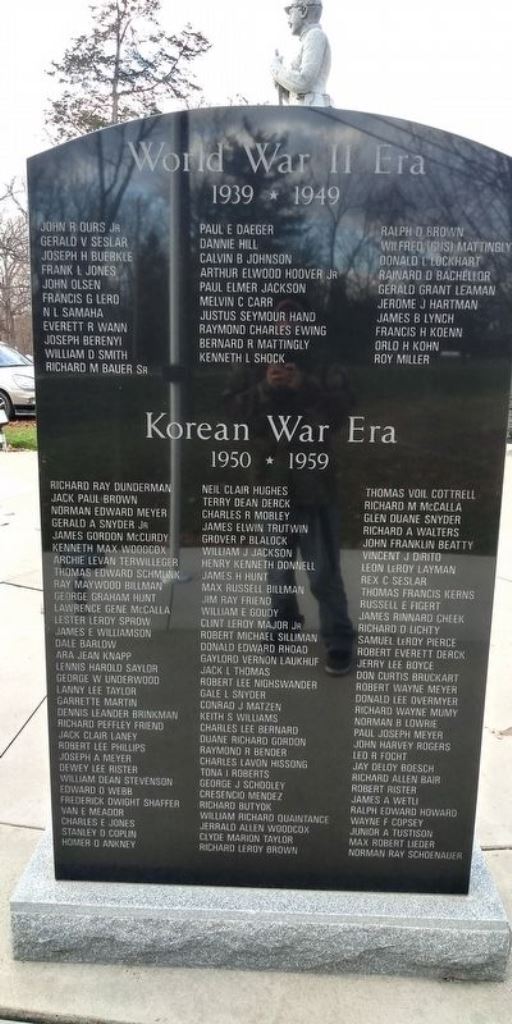 ANTWERP ALL VETERANS MEMORIAL STONE J