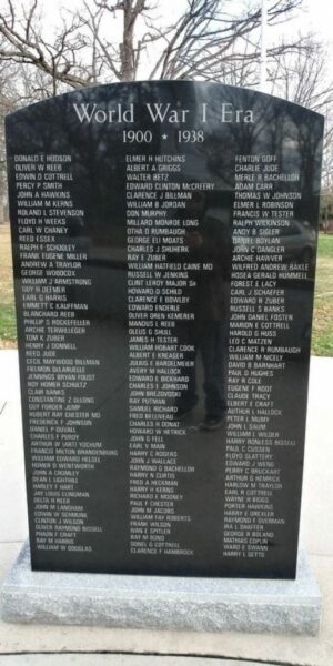ANTWERP ALL VETERANS MEMORIAL STONE I