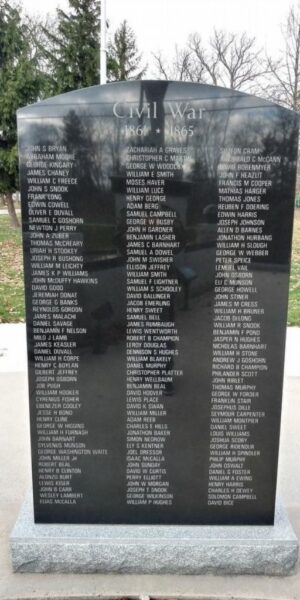 ANTWERP ALL VETERANS MEMORIAL STONE A