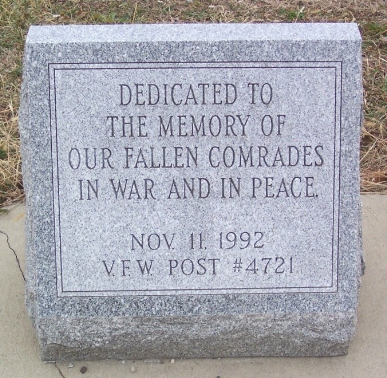 V.F.W. #4721 FALLEN COMRADES MEMORIAL