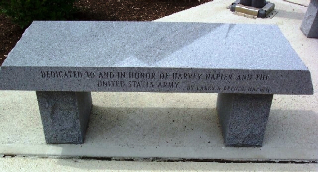 MORROW COUNTY VETERANS MEMORIAL PLAZA BENCH A