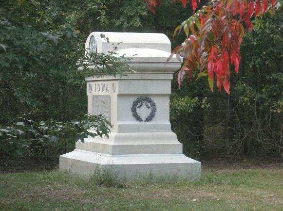 3RD IOWA INFANTRY REGIMENT AT SHILOH MEMORIAL