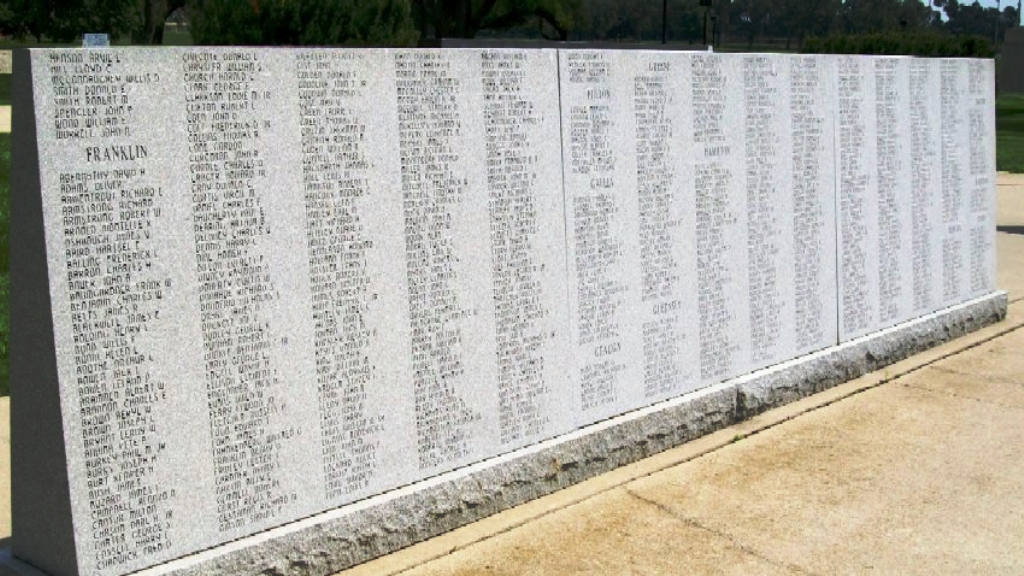 STATE OF OHIO KOREAN WAR MEMORIAL WALL C