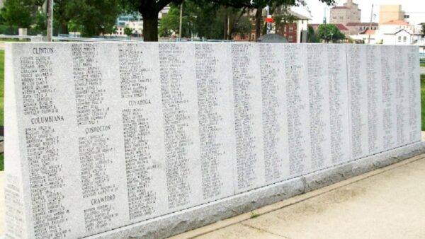 STATE OF OHIO KOREAN WAR MEMORIAL WALL B
