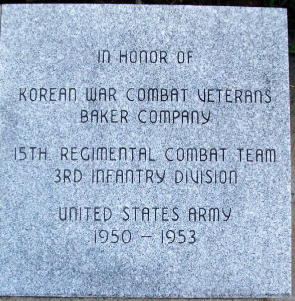 STATE OF OHIO KOREAN WAR MEMORIAL STONE K
