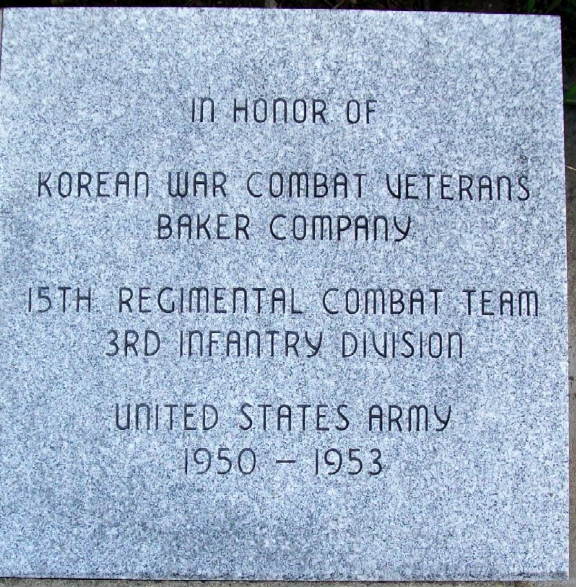 STATE OF OHIO KOREAN WAR MEMORIAL STONE K