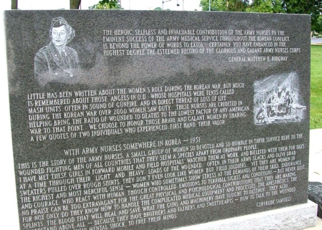 STATE OF OHIO KOREAN WAR MEMORIAL STONE E