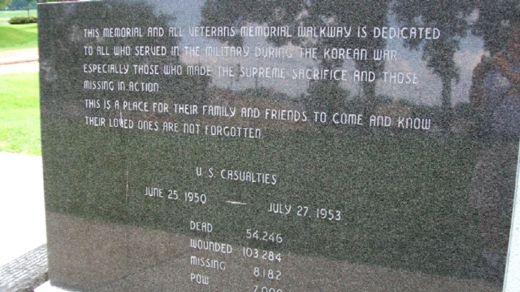 STATE OF OHIO KOREAN WAR MEMORIAL STONE B