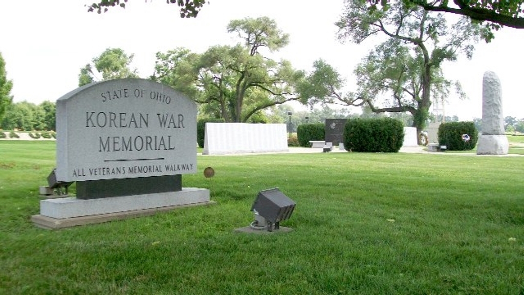 STATE OF OHIO KOREAN WAR MEMORIAL ENTRANCE STONE